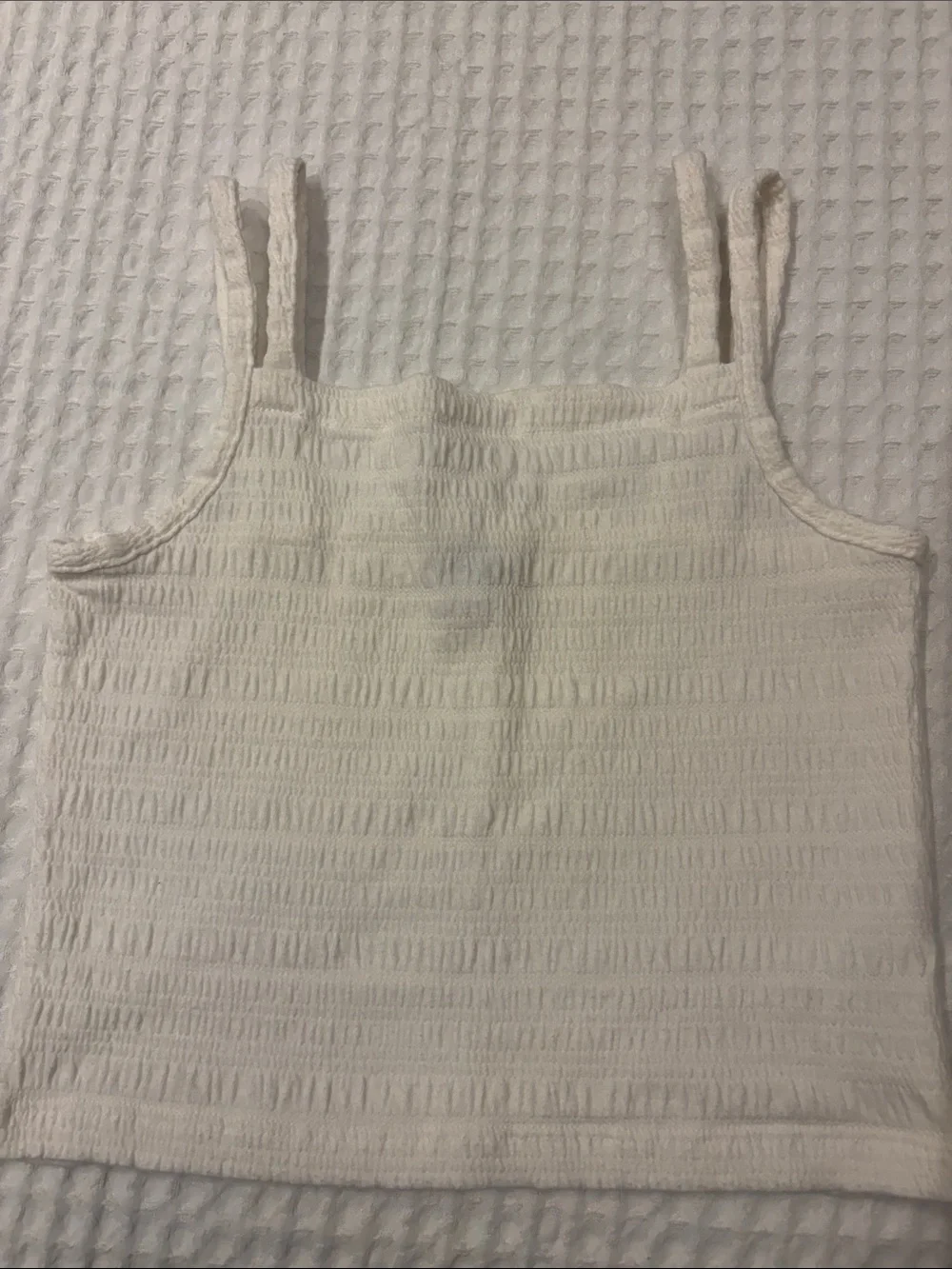 Old Navy Girls 3-Pack Smocked Tank Tops - Aqua, Black, White